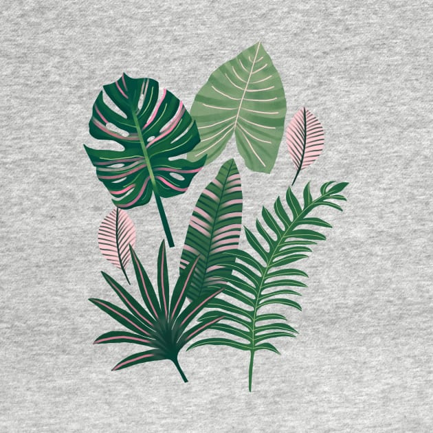 Aztec Jungle Leaves by tangerinetane